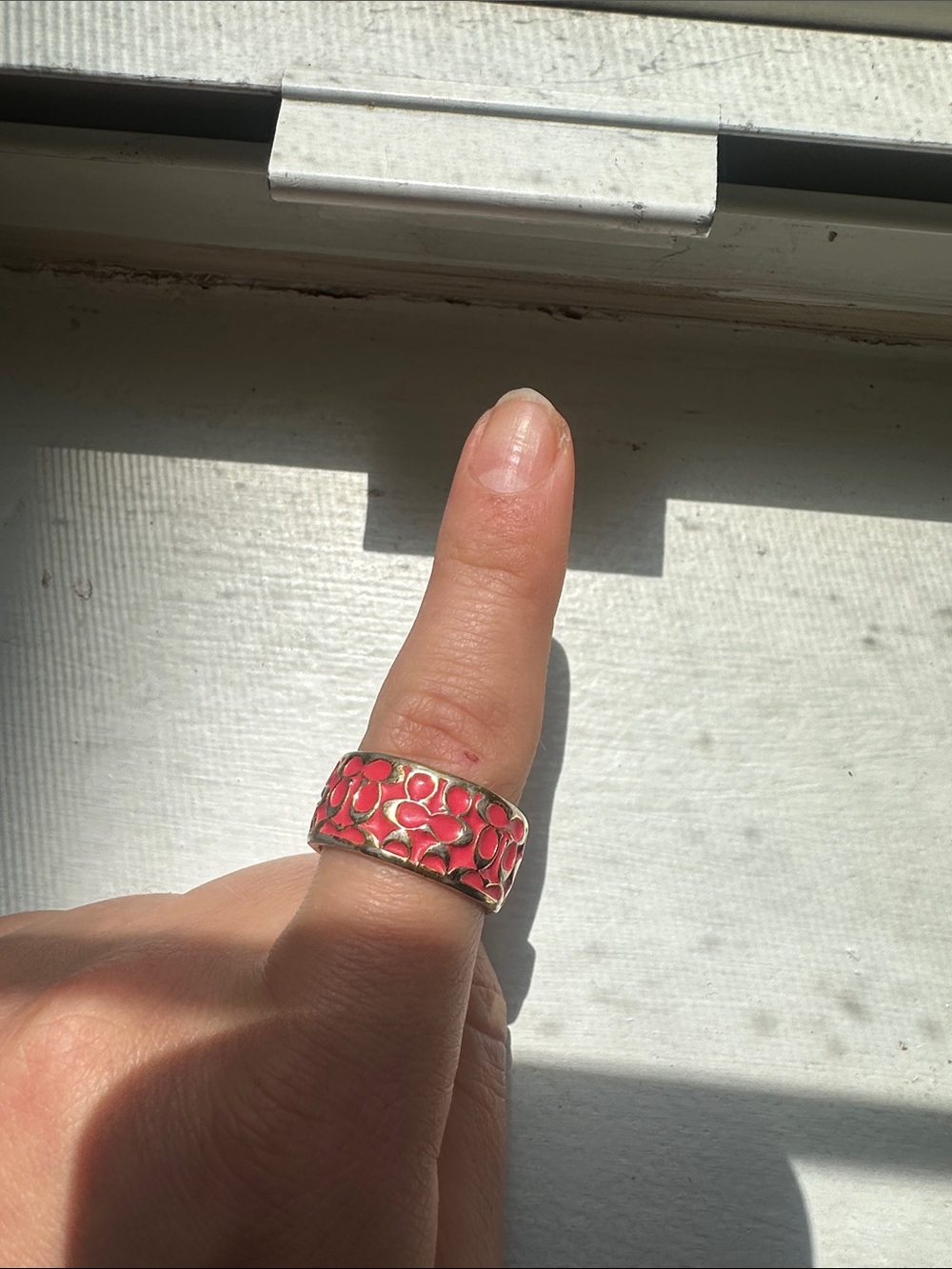 Pink Coach ring